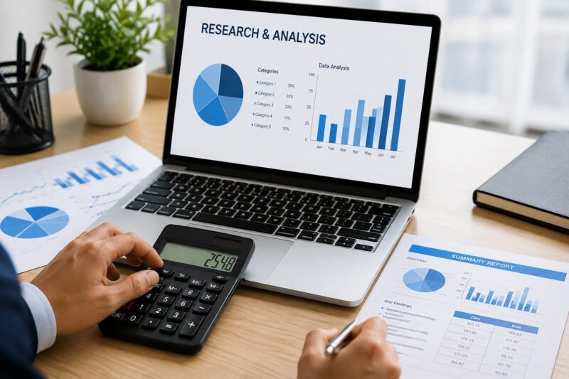 Research and analysis process for professional proposal preparation